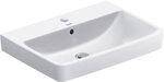Waschtisch Duravit No. 1 650 x 175 x 460 mm, mit &Uuml;berlauf, 1 Hahnloch, wei&szlig; -