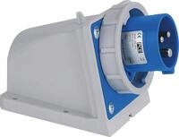 CEE-Wandger&auml;testecker 16A, 3-polig, 230V Twist, IP67 - Schraubklemmen inkl.