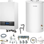 Buderus GB172i.2 Logaplus Gas-Brennwert Paket W22 mit Regelung BC400 und