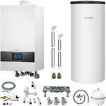Buderus GB172i.2 Logaplus Gas-Brennwert Paket W22 mit Regelung BC400 und
