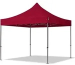 TOOLPORT 3x3m Stahl Faltpavillon, ohne Seitenteile, rot - (600031)