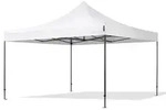 TOOLPORT 4x4m Stahl Faltpavillon, ohne Seitenteile, wei&szlig; - (600129)