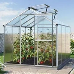 GFP Standard 192 x 256 cm Gew&auml;chshaus, inkl. Aktionsset - XL | 6 mm -...