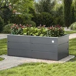 PRIMEYARD Design 75 x 175 x 78 cm Hochbeet, Stahl, anthrazit - (GFPV00956)