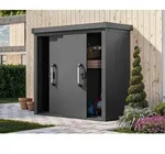 PRIMEYARD 180 x 78 cm Gartenschrank L, anthrazit - (GFPV00926)