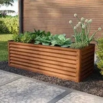 PRIMEYARD Eco 180 x 75 x 60 cm Hochbeet, Cortenstahl, Rost-Optik - (GFPV00969)