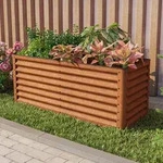 PRIMEYARD Eco 150 x 60 x 60 cm Hochbeet, Cortenstahl, Rost-Optik - (GFPV00965)