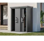 PRIMEYARD 150 x 78 cm Gartenschrank L, anthrazit - (GFPV00924)