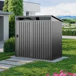 PRIMEYARD 180 x 100 cm Ger&auml;tehaus, Perlgrau - (GFPV01007)