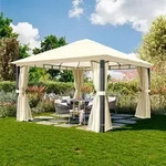 TOOLPORT Sunset 4x4 m Softtop Gartenpavillon, inkl. 4 Seitenteile,...