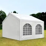TOOLPORT FLEX 3x3m Partyzelt, PE-Plane, wei&szlig; - (91101)