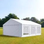 TOOLPORT PRO 5x6m Partyzelt, PVC-Plane, wei&szlig; - (6073)