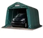 TOOLPORT 2,4x3,6m Zeltgarage, PVC-Plane, dunkelgr&uuml;n, ohne Statik - (67835)