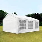 TOOLPORT FLEX 3x6m Partyzelt, PE-Plane, wei&szlig; - (90101)