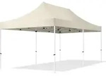 TOOLPORT 3x6m Stahl Faltpavillon, ohne Seitenteile, creme - (581853)