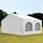 TOOLPORT FLEX 5x5m Partyzelt, PE-Plane, wei&szlig; - (91113)