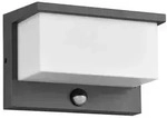 Trio Leuchten Aussenwandleuchte Nestos, Anthrazit, Wei&szlig;, Metall, Kunststoff, F,