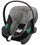 cybex Gold Babyschale Aton B2 i-Size, Schwarz, Dunkelgrau, Textil,