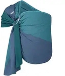 Hoppediz Babytragetuch, Blau, T&uuml;rkis, Petrol, Textil, 70x0.1x200 cm, Baby on Tour,