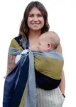 Hoppediz Babytragetuch, Anthrazit, Dunkelgrau, Hellgrau, Currygelb, Textil,