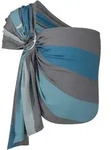 Hoppediz Babytragetuch, Taupe, Grau, Blau, Textil, 70x0.1x200 cm, Baby on Tour,