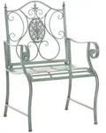 CLP Gartenstuhl, Gr&uuml;n, Metall, 62x94x53 cm, Gartenm&ouml;bel, Gartenst&uuml;hle,