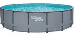 Pool Pgp4001852B-An, Anthrazit, Kunststoff, 132 cm, Freizeit, Pools und Wasserspa&szlig;,
