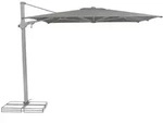 Suncomfort by Glatz Ampelschirm, Silber, Dunkelgrau, Metall, Textil, 330x270 cm,