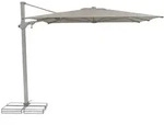 Suncomfort by Glatz Ampelschirm, Silber, Taupe, Textil, 330x270 cm, 360&deg;...