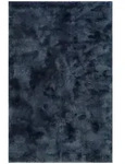 Esprit Hochflorteppich Relaxx, Blau, Dunkelblau, Textil, Uni, rechteckig, 160x230 cm,