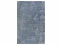 Esprit Hochflorteppich Relaxx, Blau, Grau, Textil, Uni, rechteckig, 200x290 cm,