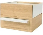 Umbra Schmuckbox, Natur, Holz, Metall, 17x11.2x15.2 cm, Schubladen...