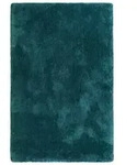 Esprit Hochflorteppich Relaxx, Petrol, Textil, Uni, rechteckig, 70x140 cm,