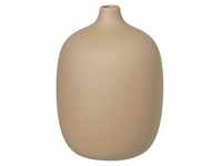 Blomus Vase Ceola, Cappuccino, Keramik, bauchig, 18.5 cm, Dekoration, Vasen,