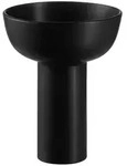 Blomus Vase Miyabi, Schwarz, Keramik, rund, 21.0 cm, zum Stellen, auch f&uuml;r...