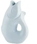 Gift Company Vase, Blau, Keramik, 25 cm, Dekoration, Vasen, Keramikvasen