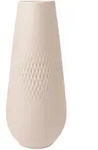Villeroy & Boch Vase, Beige, Keramik, Rund, 26 cm, Dekoration, Vasen, Keramikvasen