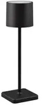 Akku-Tischleuchte Fernandez, Schwarz, Kunststoff, 38 cm, Lampen & Leuchten,