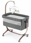 Cam il Mondo del Bambino S.p.A. Baby-Beistellbett, Anthrazit, Textil, Babym&ouml;bel,