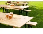 Gardenson Garten-Bartisch Veba, Gr&uuml;n, Fichte, Holz, Metall, Fichte, Kiefer,