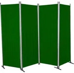 Boxxx Sichtschutz, Grau, Gr&uuml;n, Metall, Kunststoff, 220x165x25.2 cm, Sonnen- &