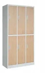 Jan Nowak Schliessfachschrank, Wei&szlig;, Beige, Metall, 90x185x45 cm, Schlafzimmer,