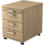 Venda Rollcontainer, Eiche, Holzwerkstoff, 4 Schublade(n) Schubladen, 42.8x59x58 cm,