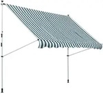 Outsunny Markise,, Gr&uuml;n, Metall, 150x280x300 cm, Sonnen- & Sichtschutz, Markisen