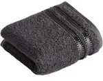 Vossen G&auml;stetuch Cult de Luxe, Anthrazit, Textil, Bord&uuml;re, 30x50 cm, Textiles