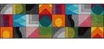 wash+dry K&uuml;chenl&auml;ufer Momix, Mehrfarbig, Textil, Abstraktes, rechteckig, 60x180 cm,
