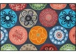 wash+dry Fussmatte Coralis, Mehrfarbig, Textil, Graphik, rechteckig, 75x120 cm,