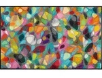 wash+dry Fussmatte Reodiva, Mehrfarbig, Textil, Struktur, rechteckig, 75x120 cm,