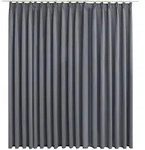 vidaXL Verdunkelungsvorhang, Grau, Textil, Rechteckig, 290x245x245 cm, Wohntextilien,