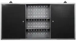 Werkstattschrank, Anthrazit, Grau, Metall, 120x60x20 cm, Freizeit, Heimwerken,